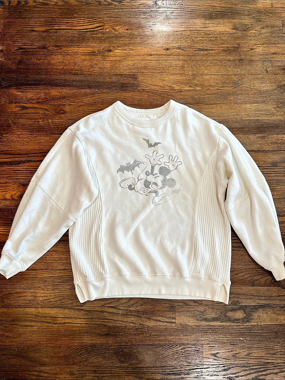 Aerie x Disney Mickey Mouse Spooky Halloween Crewneck Oversized Sweatshirt XXS